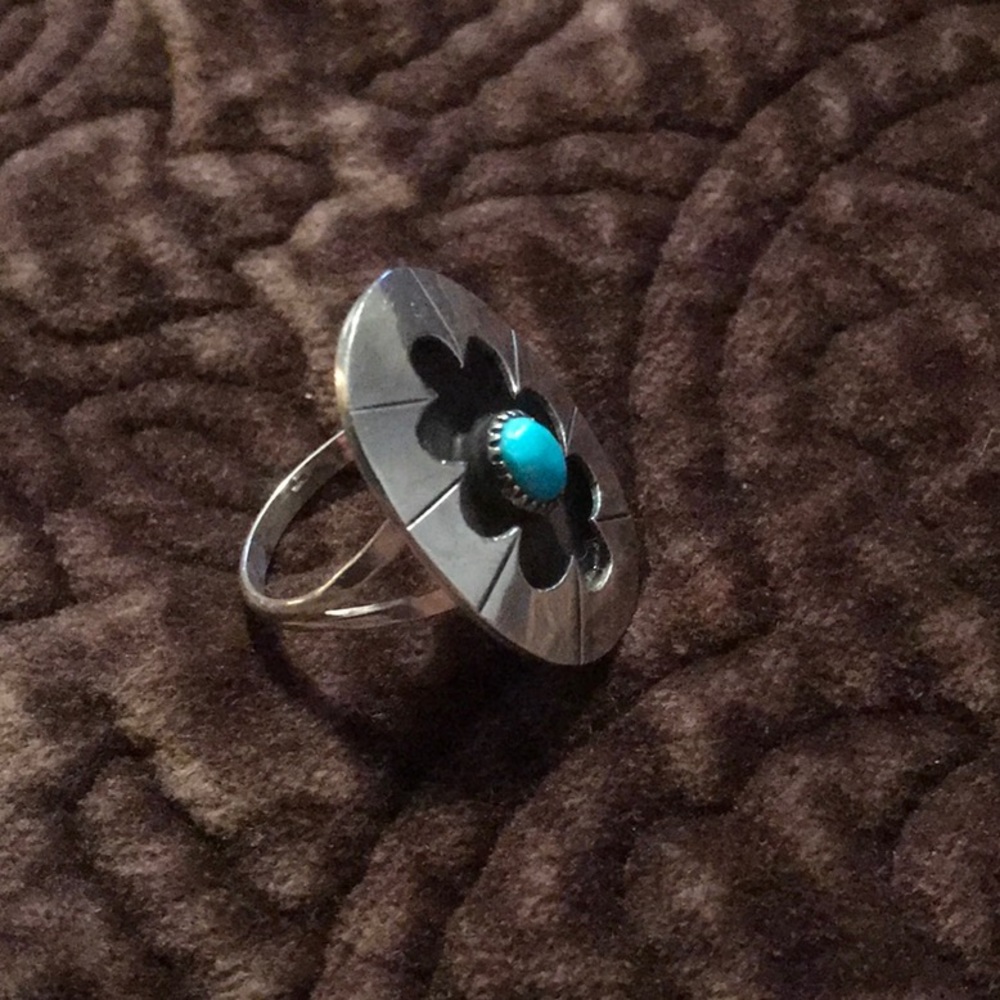 Authentic Turquoise Vintage Ring - image 2